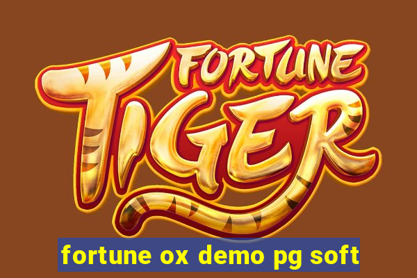 fortune ox demo pg soft